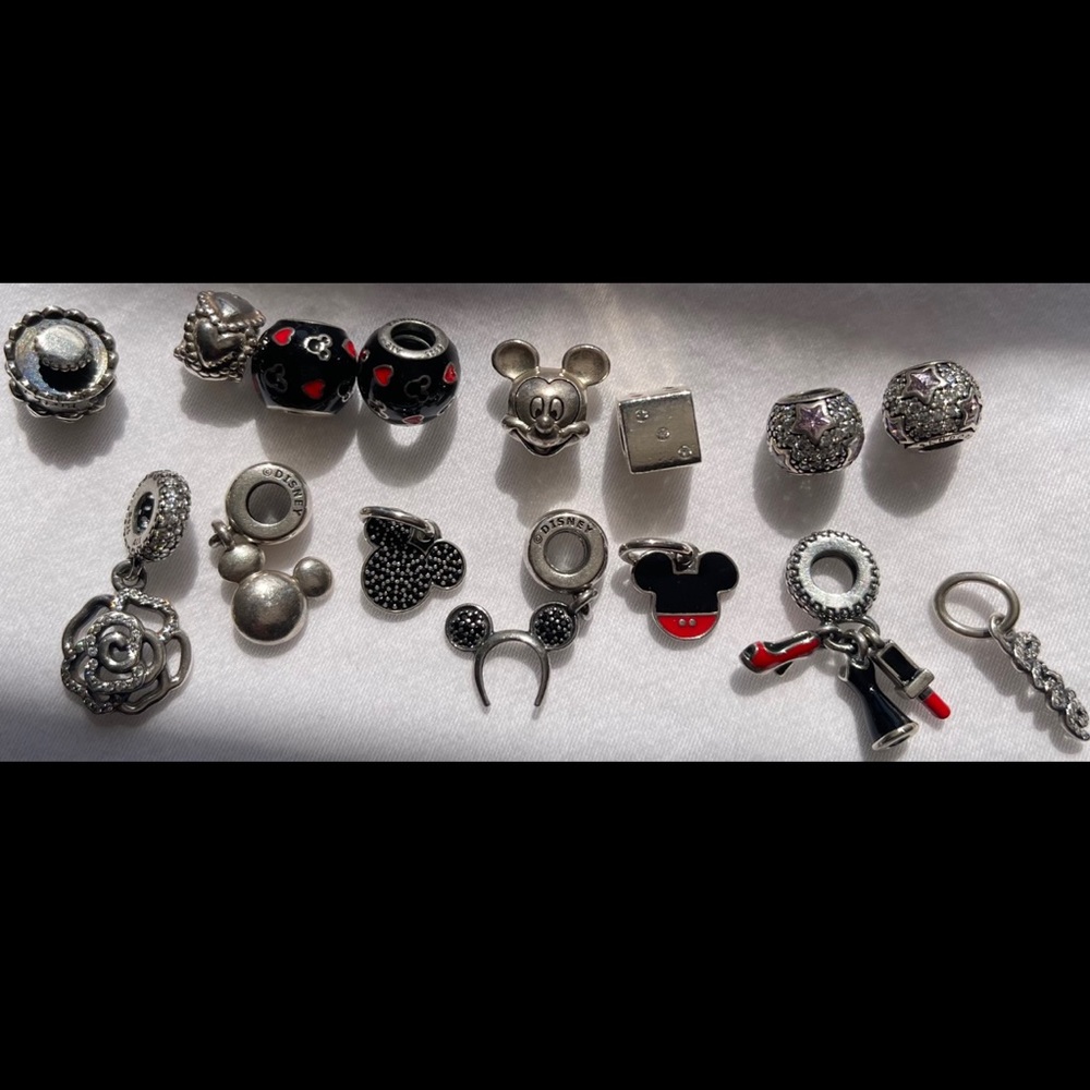 Authentic Pandora charms.